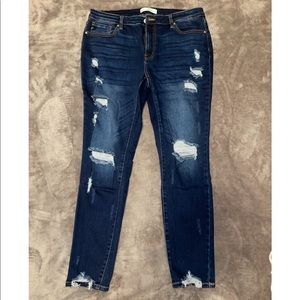 Kancan Gemma Mid-rise Skinny Jean. Size XL.
